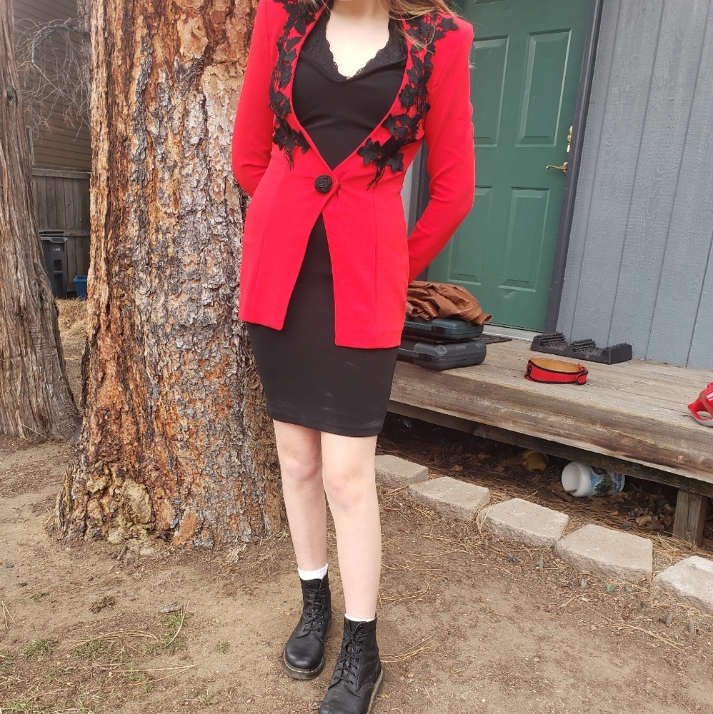 Beautiful power blazer dress combo!